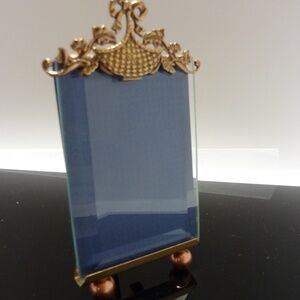 La Paris Studios Brass Picture Frame Easel Back Vintage Frame